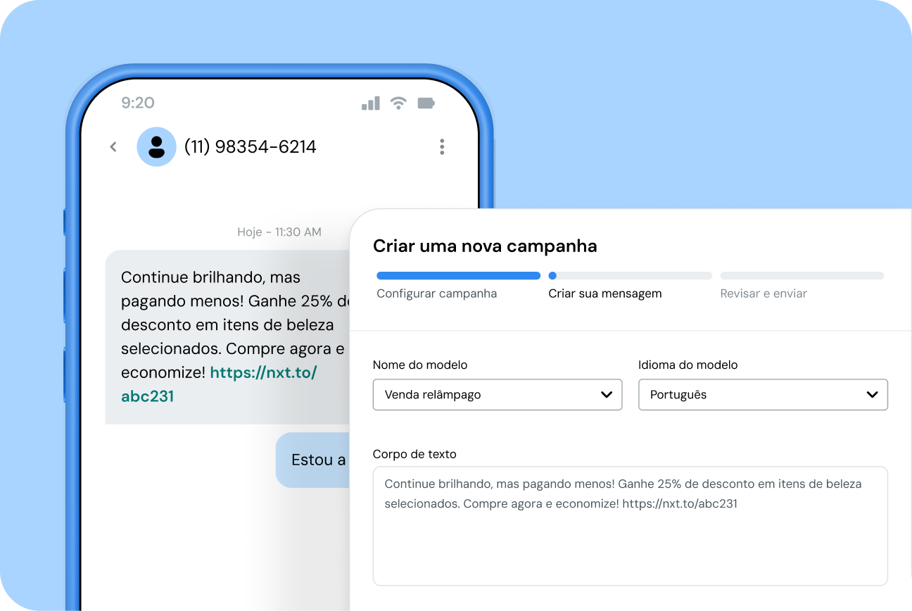 Image for Conecte-se com seus clientes de forma fácil com SMS e MMS