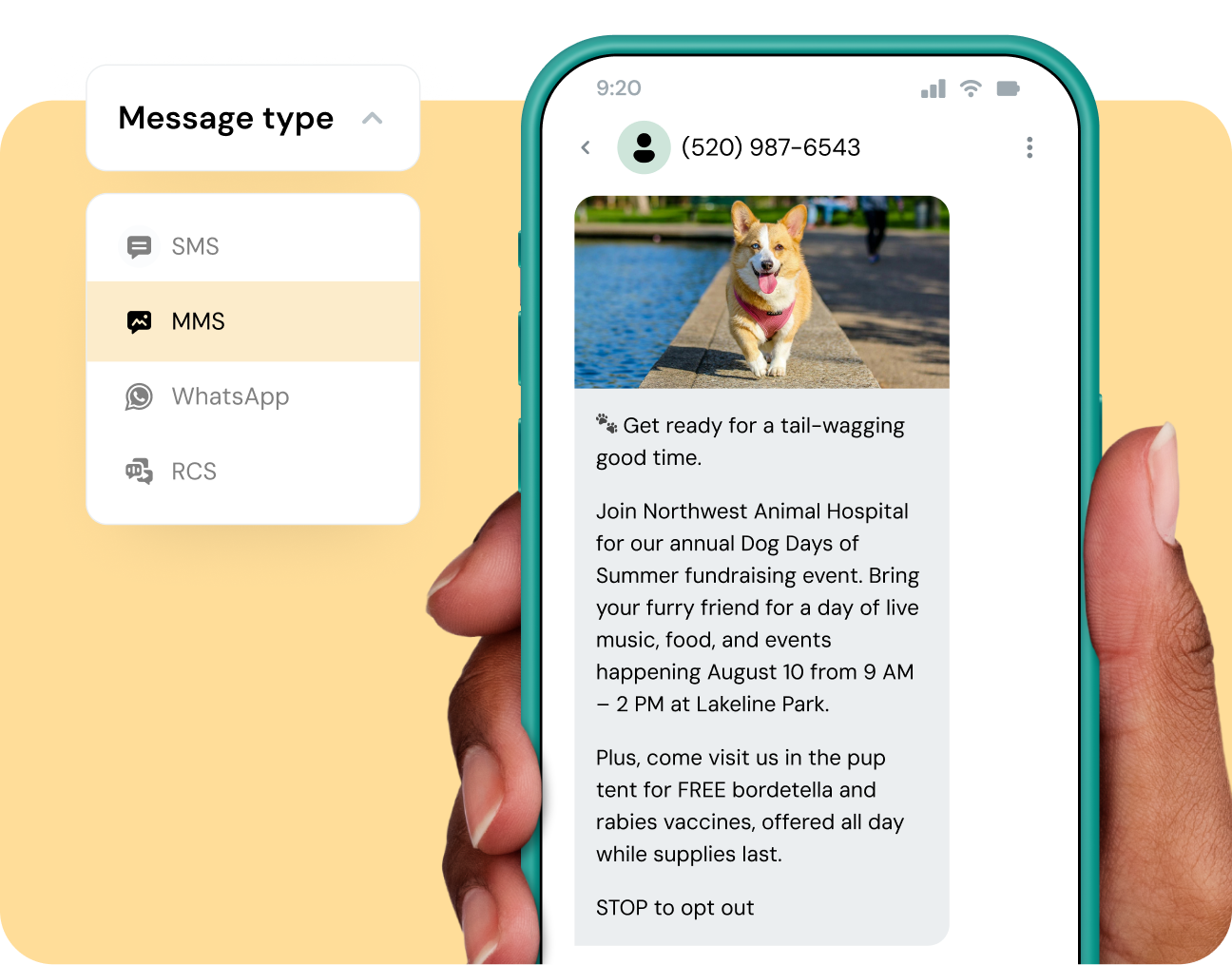 Image for SMS that syncs with your systems