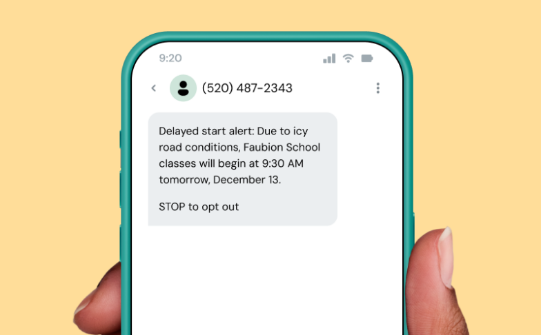 Image for Emergency text alert system for business