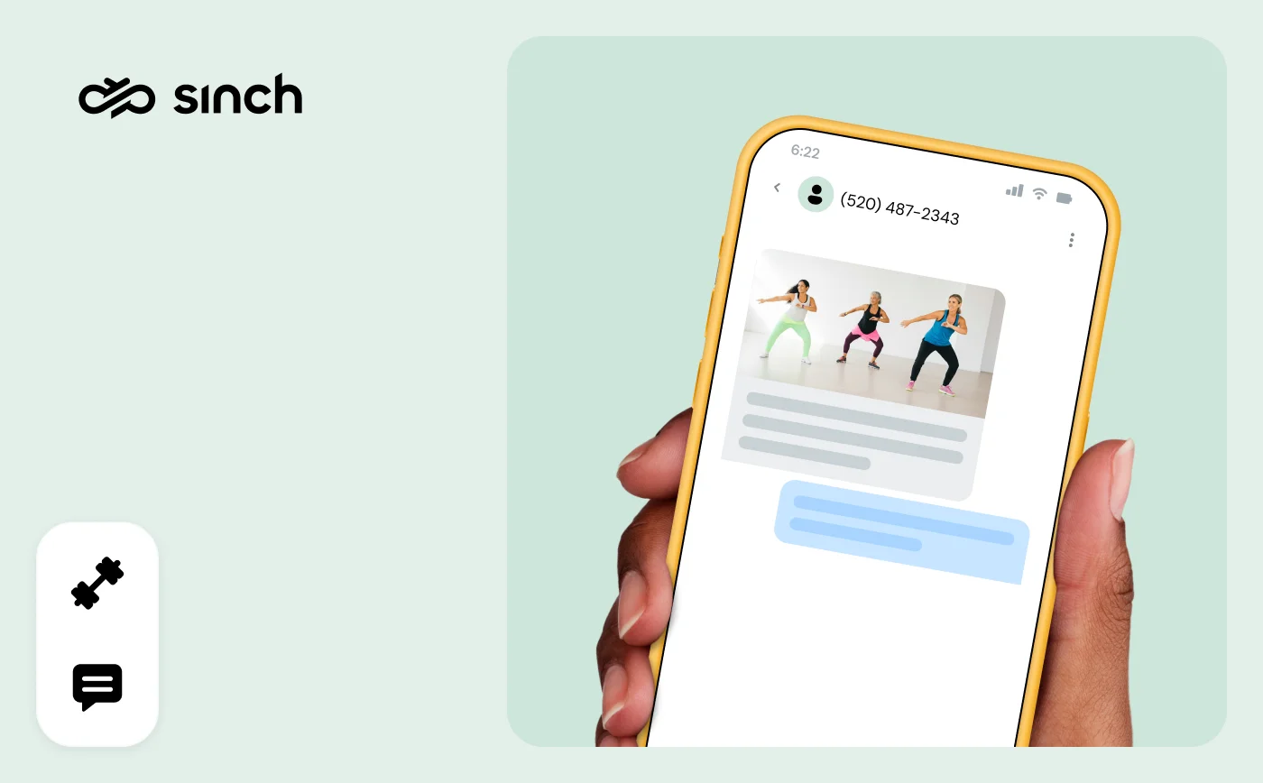 Image for 20+ Ready-to-use SMS templates & ideas for gyms, trainers & fitness studios