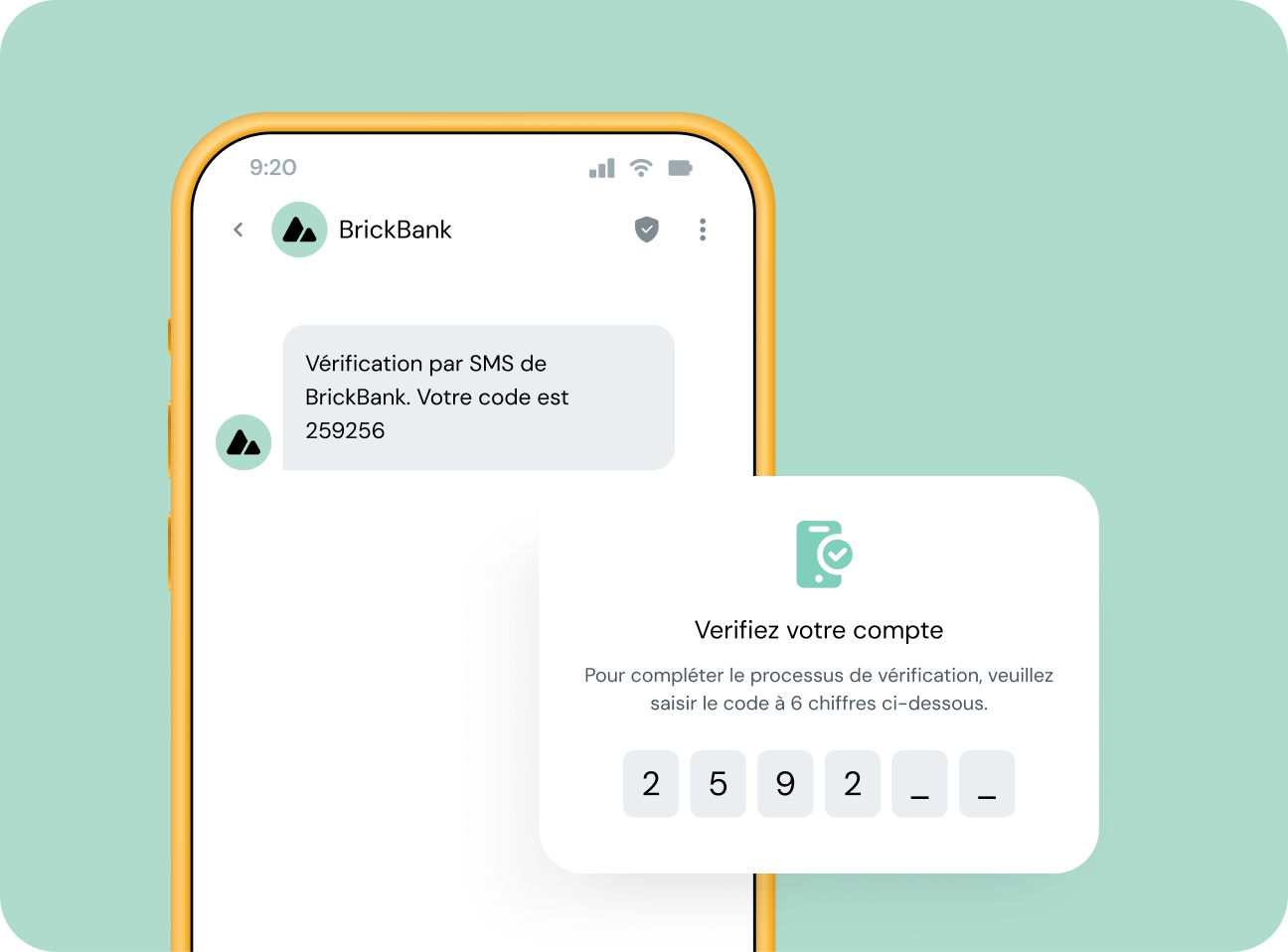 Image for Protégez les données sensibles grâce aux SMS d'authentification à deux facteurs