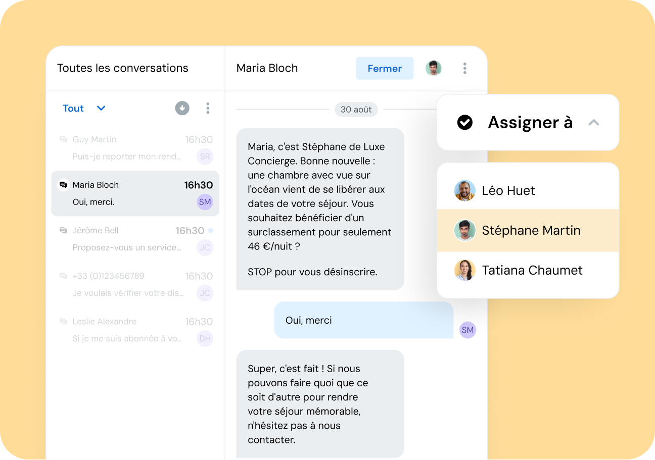 Image pour Résolvez les problèmes plus rapidement grâce aux SMS bidirectionnels