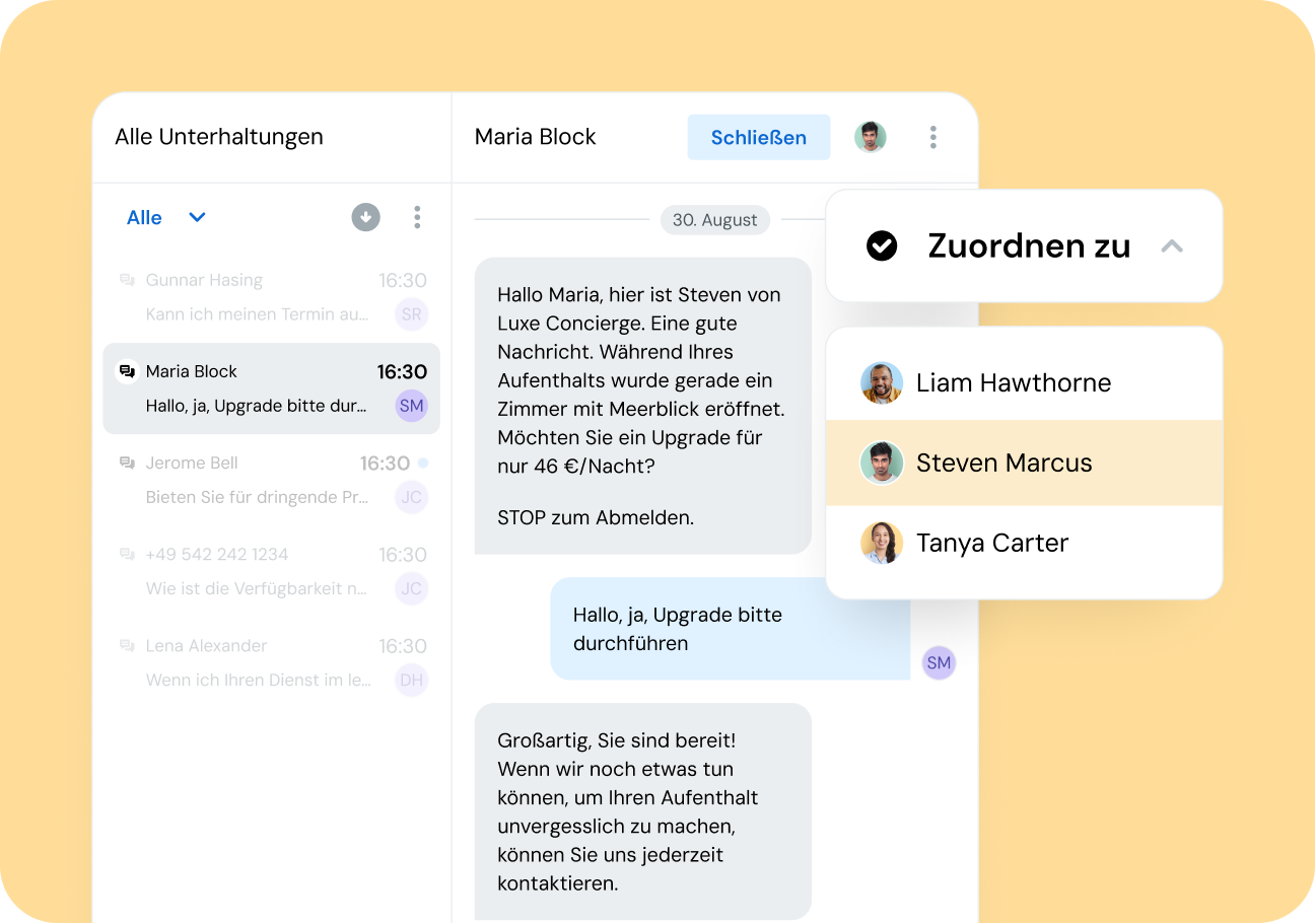Bild für Lösen Sie Probleme schneller mit Zwei-Wege-SMS
