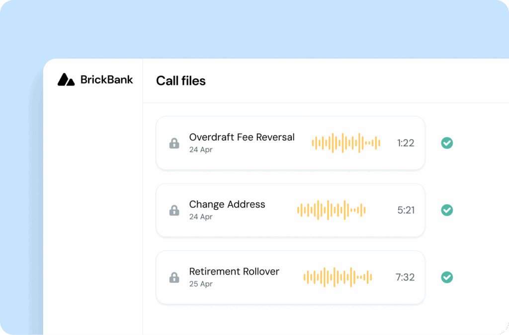 Image illustrating digital contact center recording call logs on the Sinch Voice API.