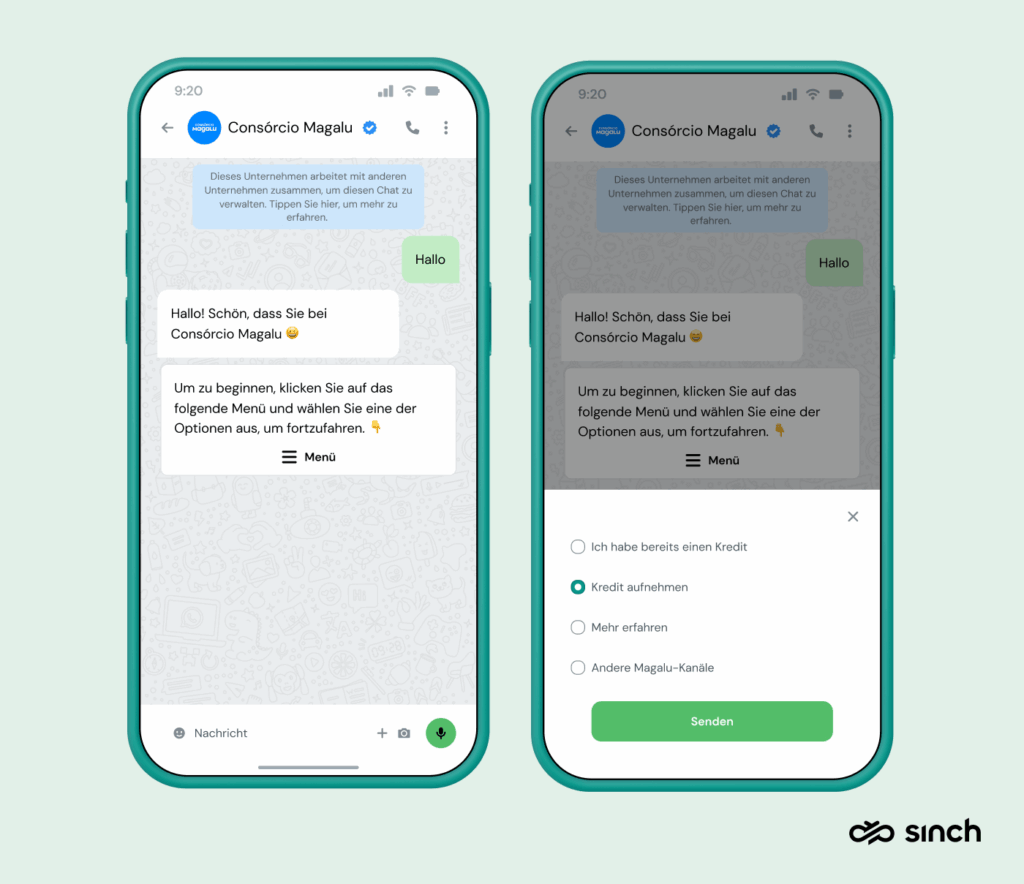 Die brasilianische Marke Magalu nutzt Chat-Automatisierungen über WhatsApp Flows.