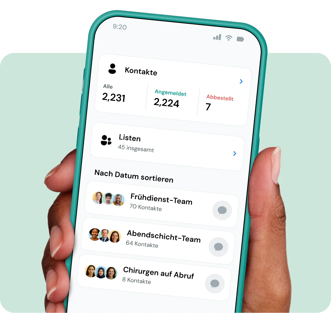 Bild für Business Messaging – kompakt, mobil, immer dabei