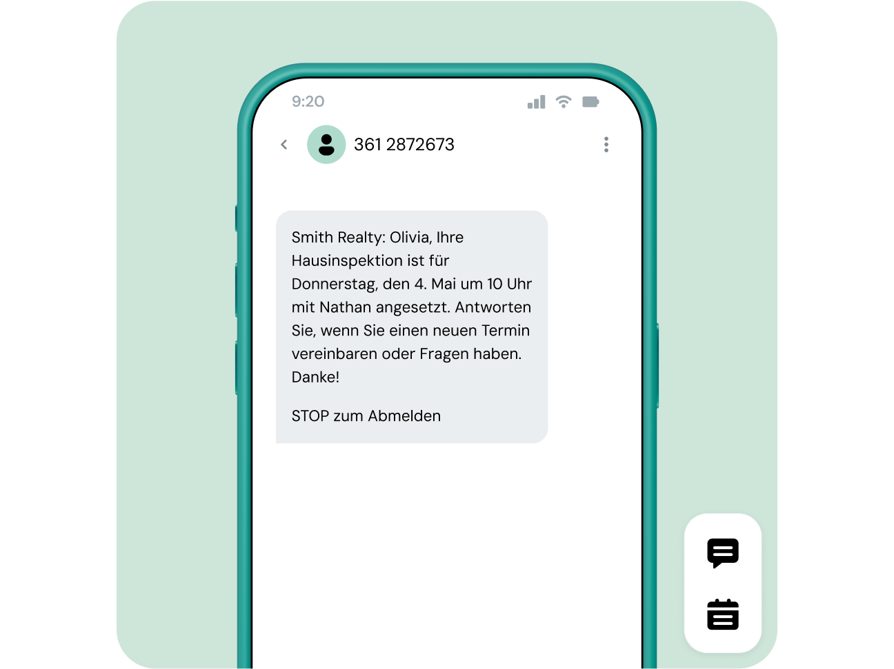 Bild für Immobilien-Texting ist einfach mit Sinch Engage