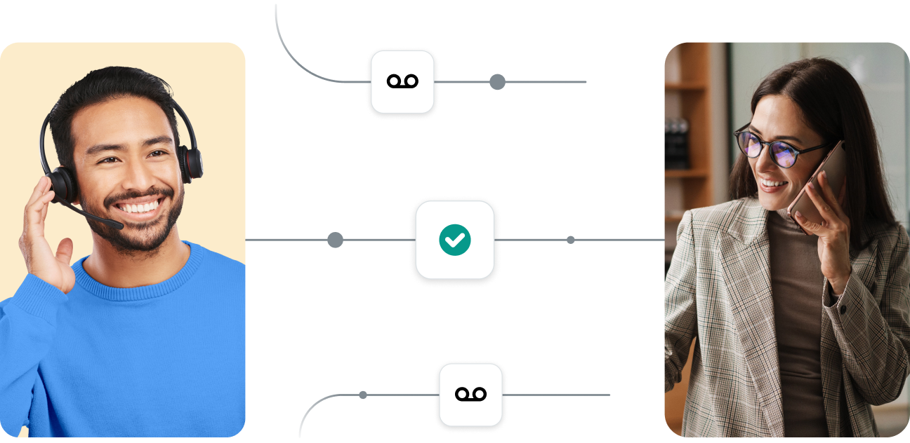Image for Connect agents to the right person on every outbound call