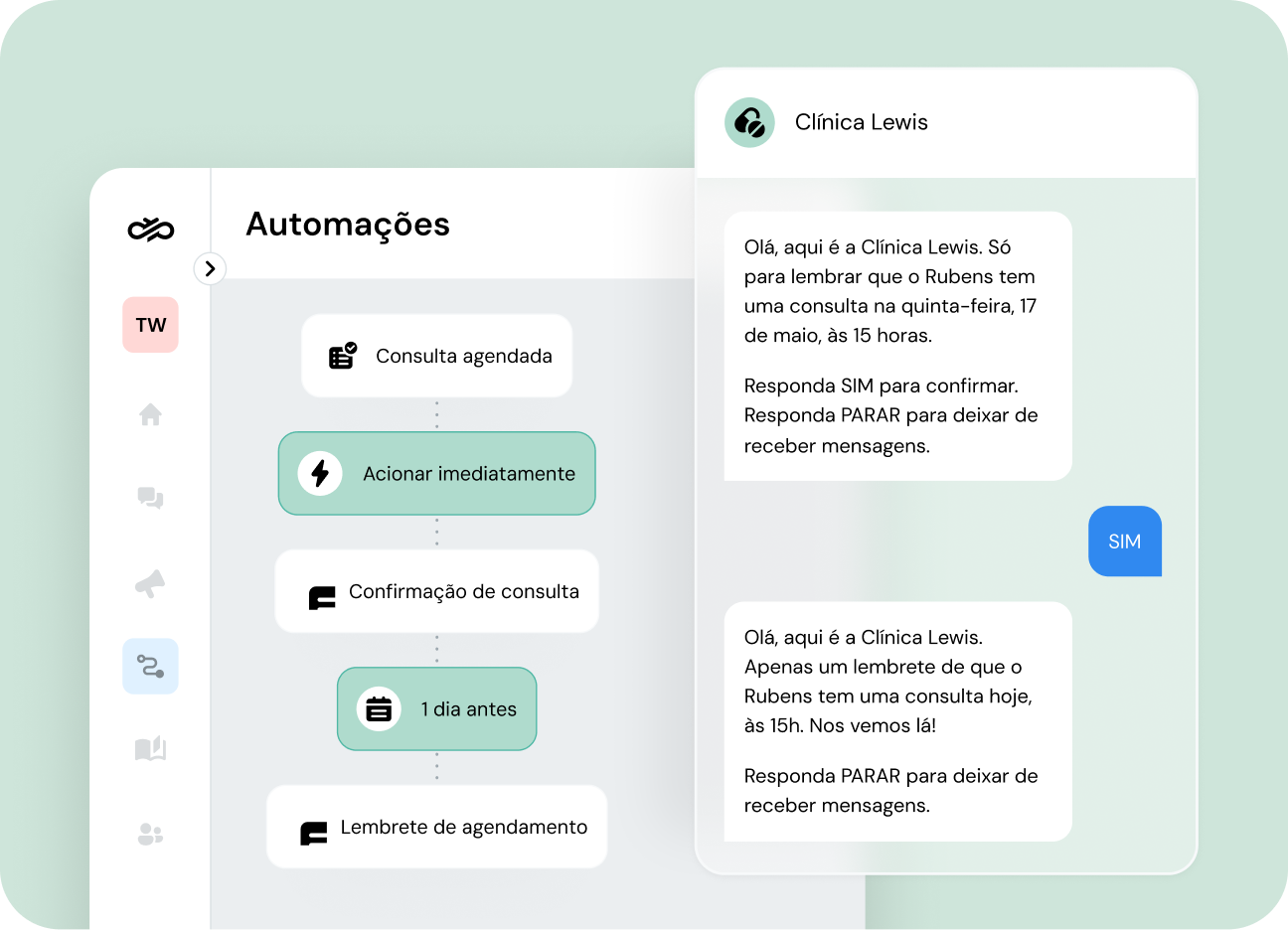 Image for SMS para pacientes para atendimento em tempo real