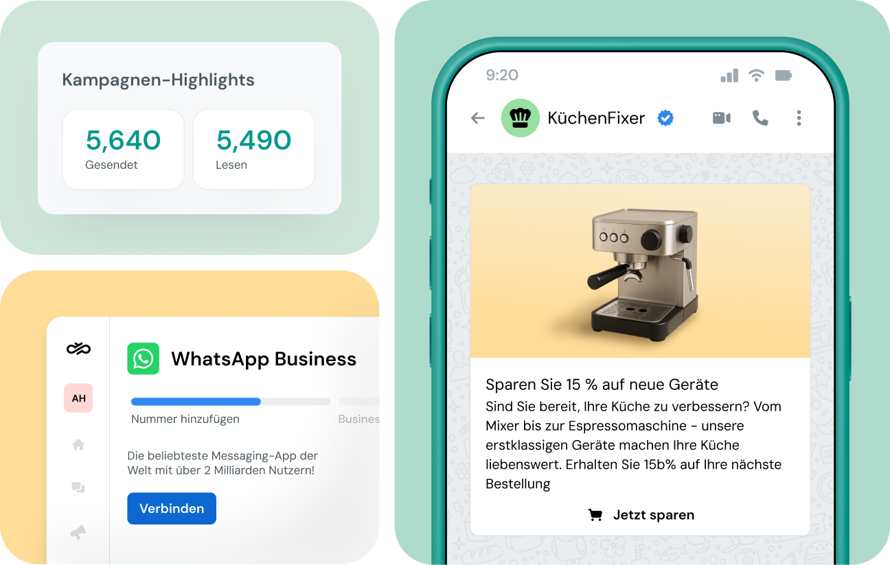 Image for Verbinden Sie sich mit Ihren Kunden über deren bevorzugte Messaging-App