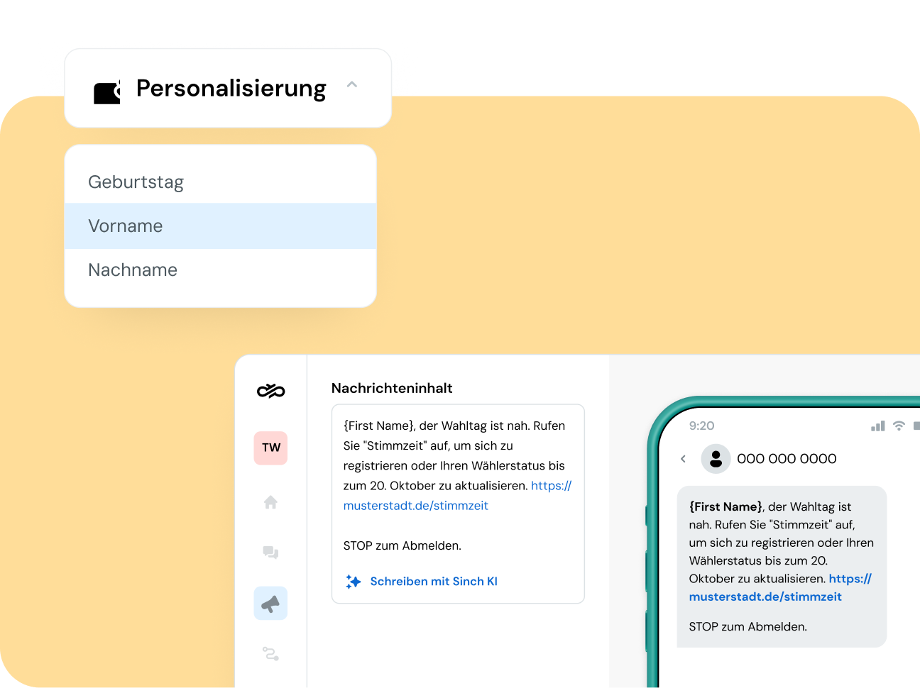 Bild für Erreichen Sie mehr Menschen mit gezielten SMS-Kampagnen