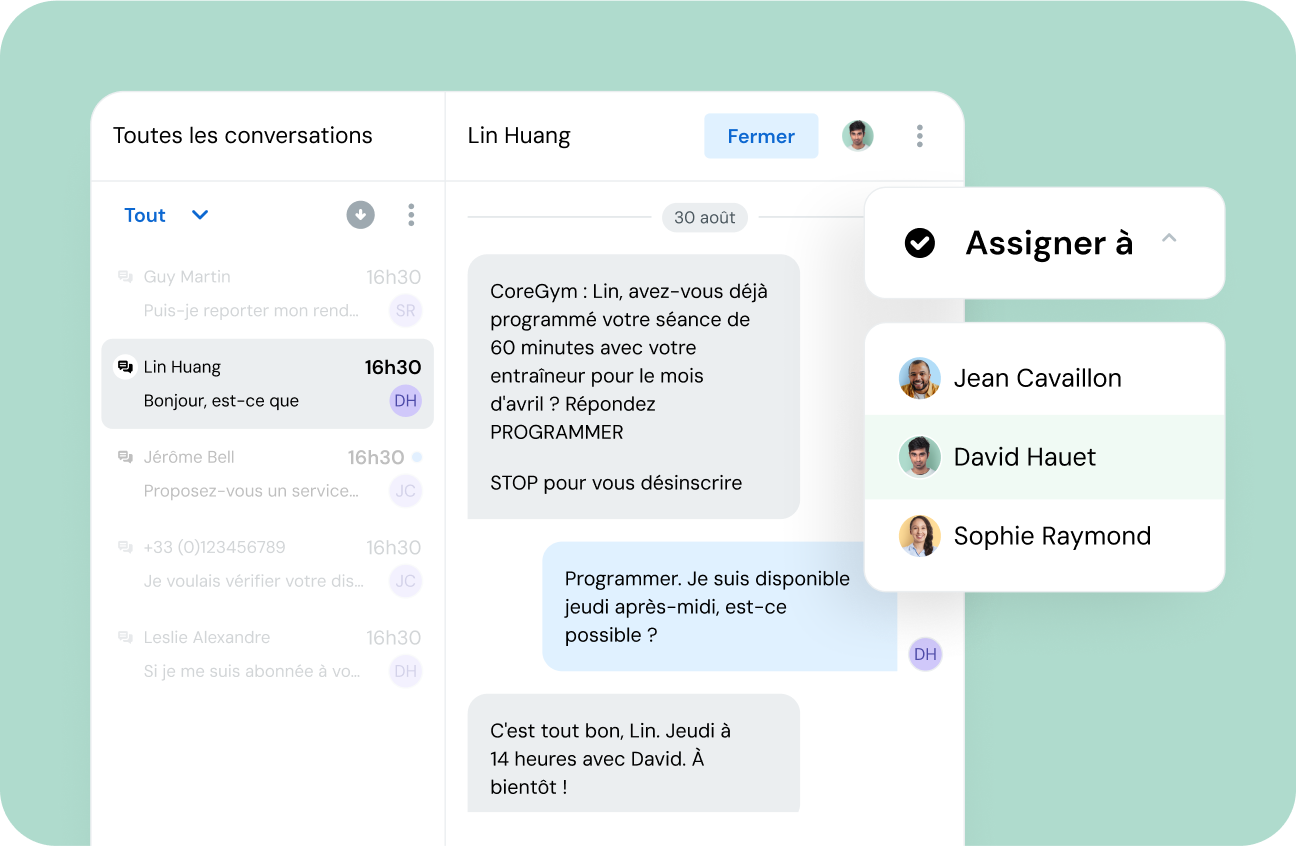Image pour Gérez toutes les conversations dans un seul tableau de bord