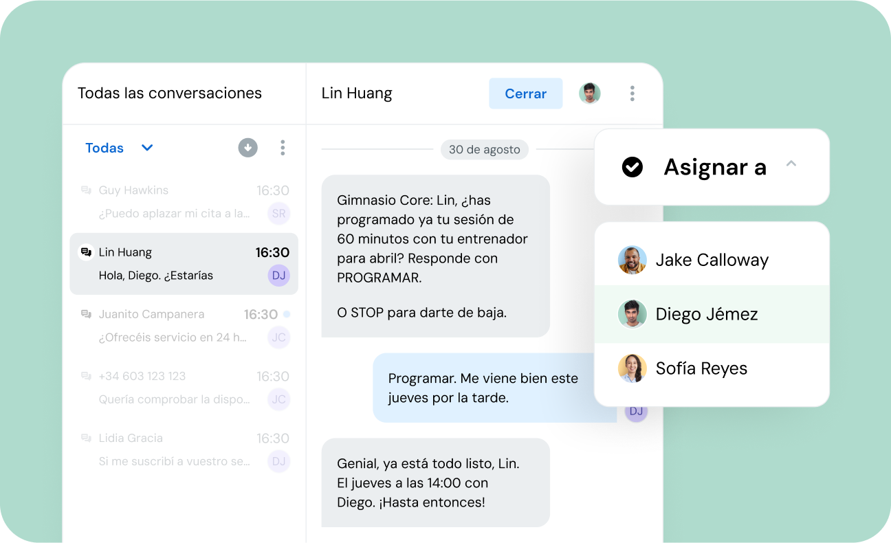 Imagen para Gestiona todas las conversaciones en un solo panel de control