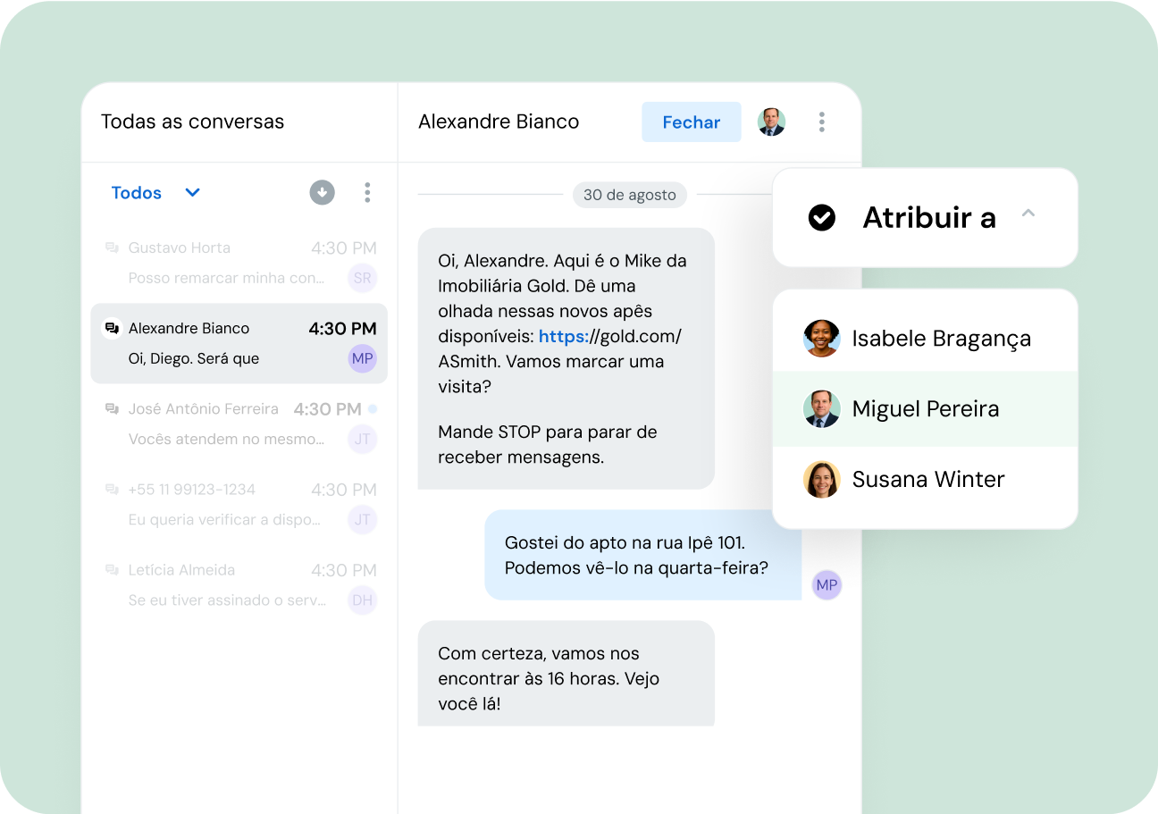 Imagem para Simplifique as comunicações com os clientes em uma única plataforma