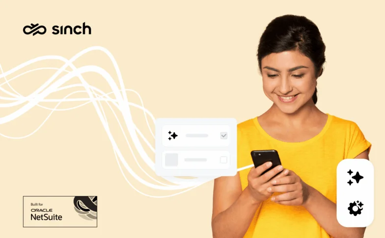 Image for Introducing: AI-powered SMS workflows for NetSuite, powered by Sinch Engage