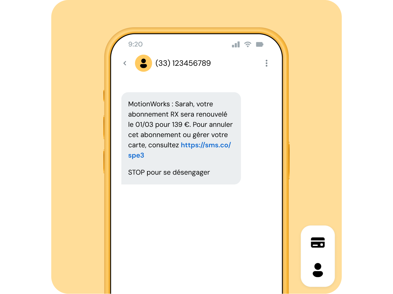 Image pour Réduction des retards de paiement grâce aux rappels par SMS