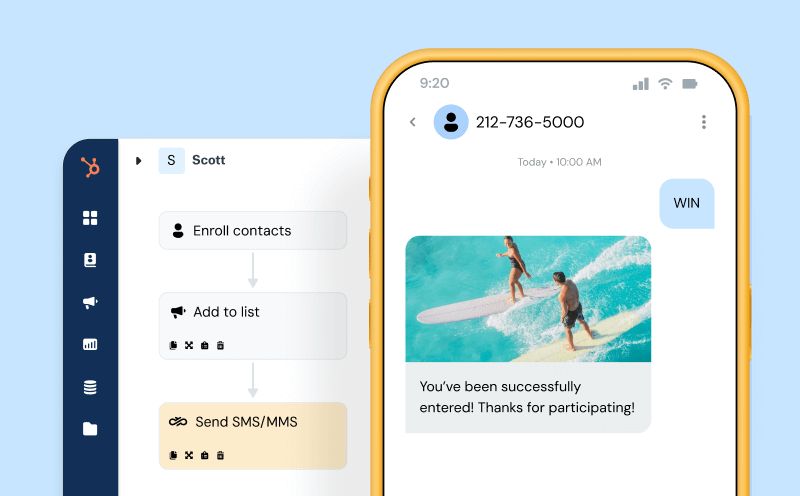 Image for A beginner’s guide to HubSpot and SMS