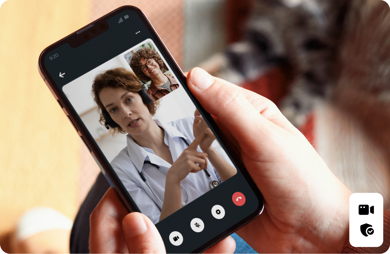 Image for Simple, secure  in-app video and voice SDKs 