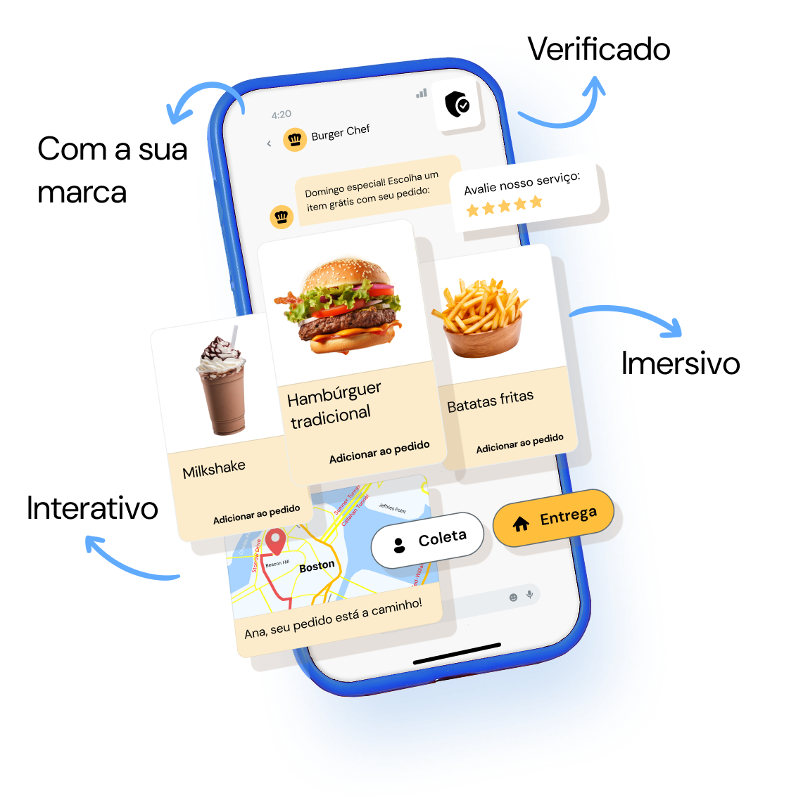 Imagem para Obtenha um agente RCS, sua identidade oficial de marca digital verificada