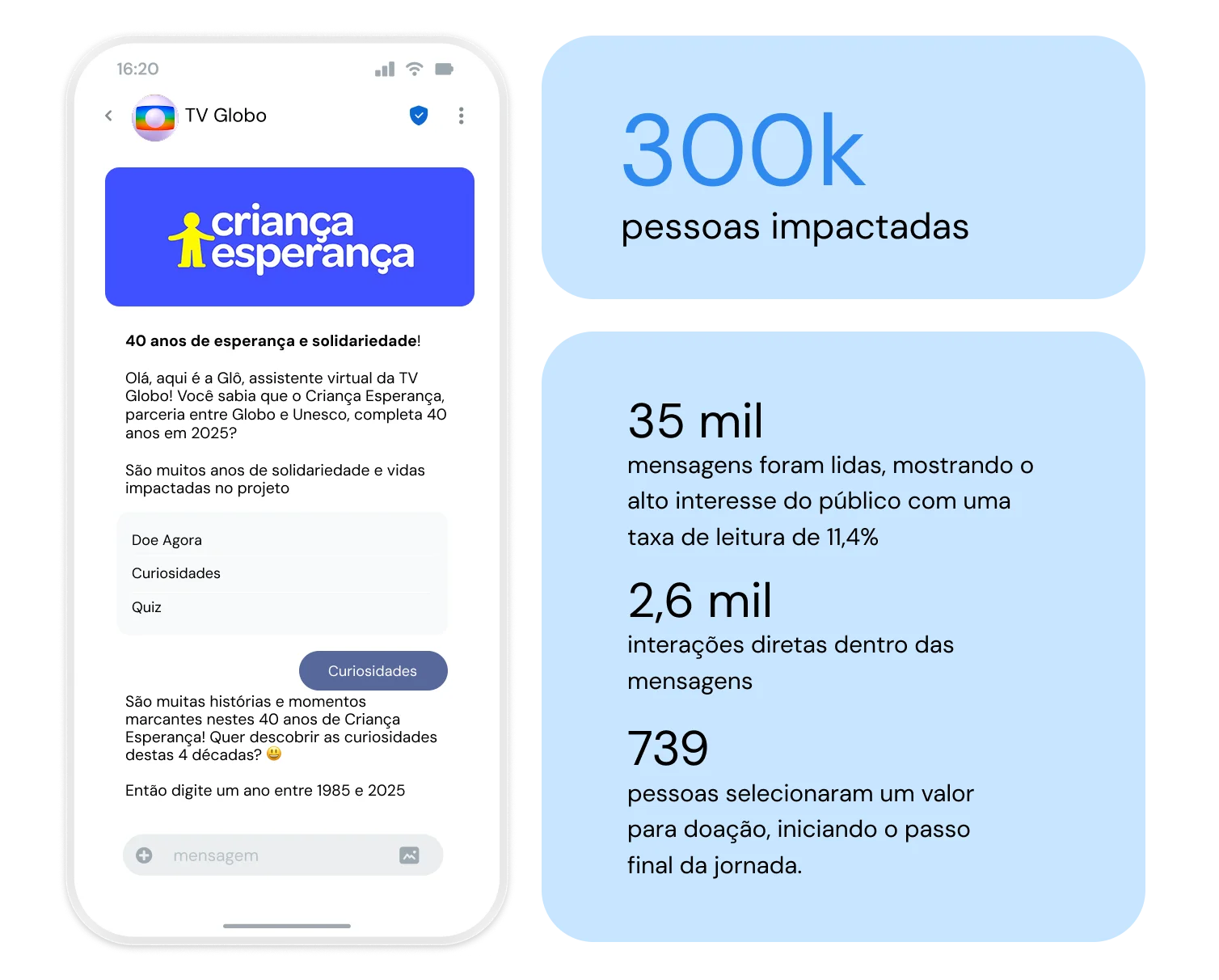 Imagem para Conheça o case criança esperança