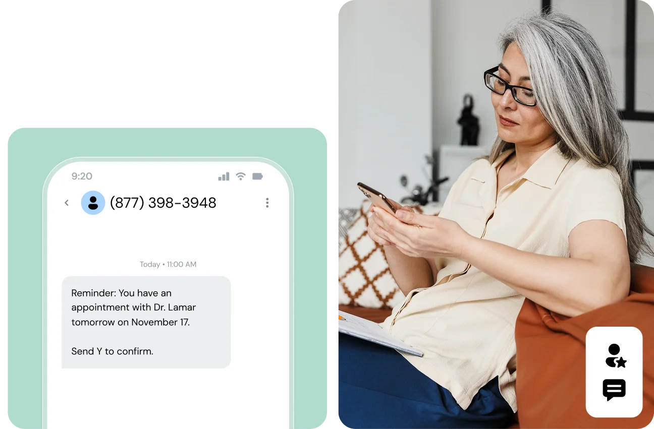 Image for Bring voice and texting together on one trusted toll-free number 