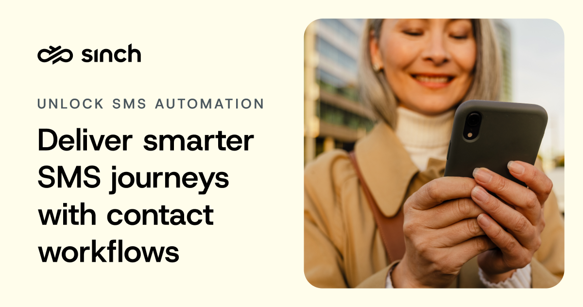SMS Contact Workflows & Management | Sinch