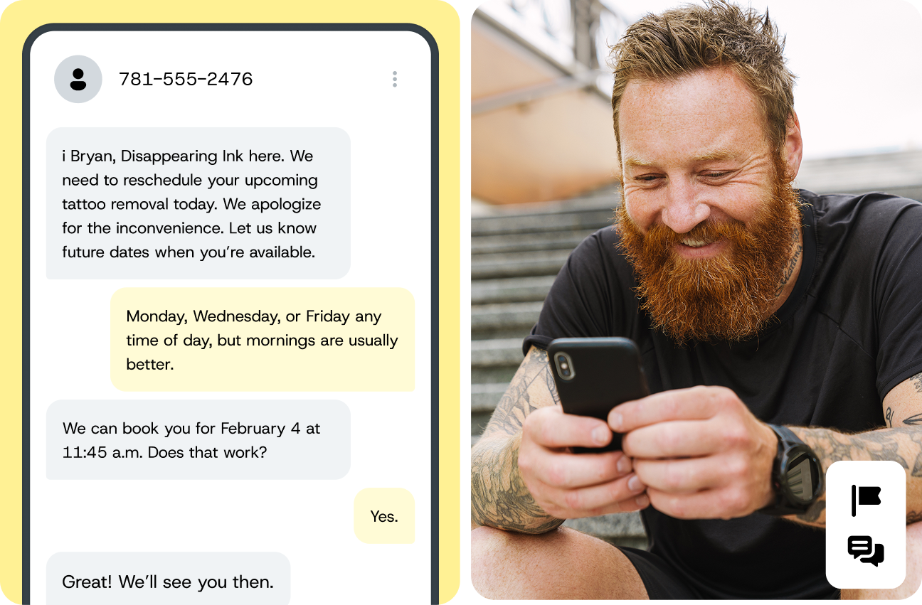 Image for Build connections with two-way texting