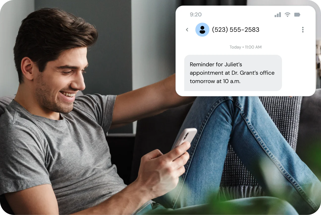 Image for Reliable global Send SMS API for every app
