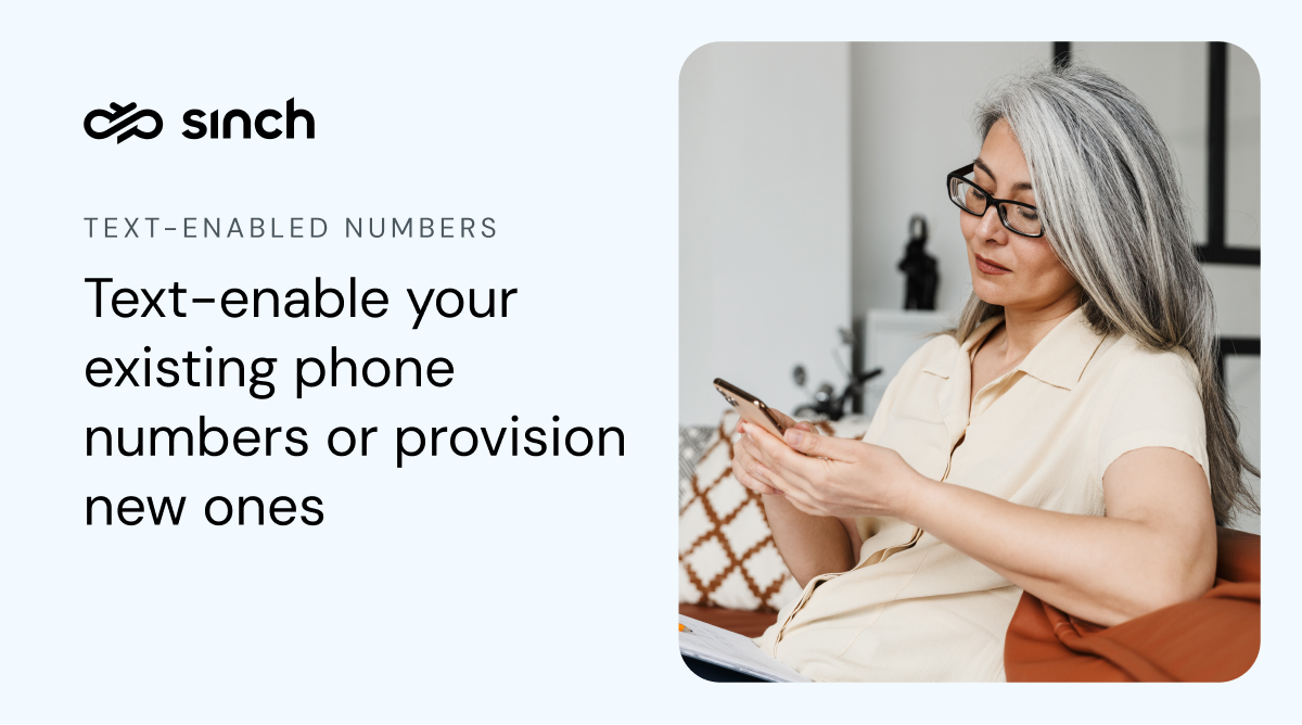 Landline texting: Text-enable your business numbers | Sinch
