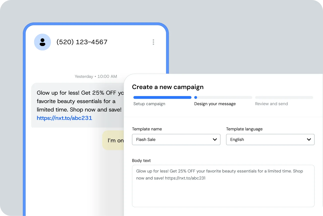 Image for The best tool for secure text blasts that get read