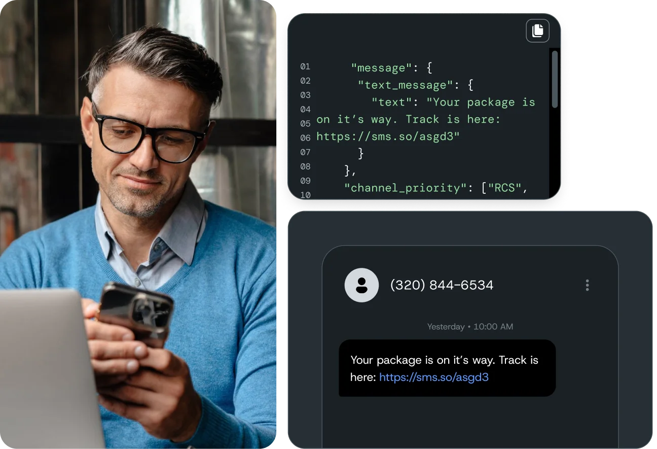 Image for Build it once with Sinch’s reliable business messaging APIs