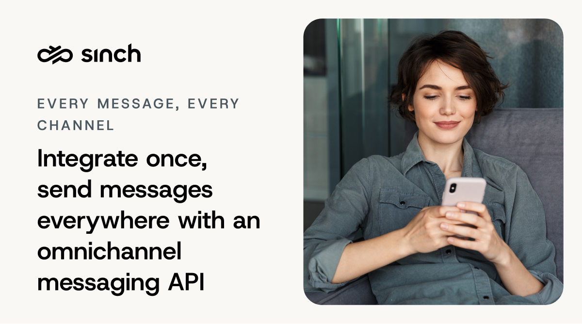 API de mensajería omnicanal | Sinch