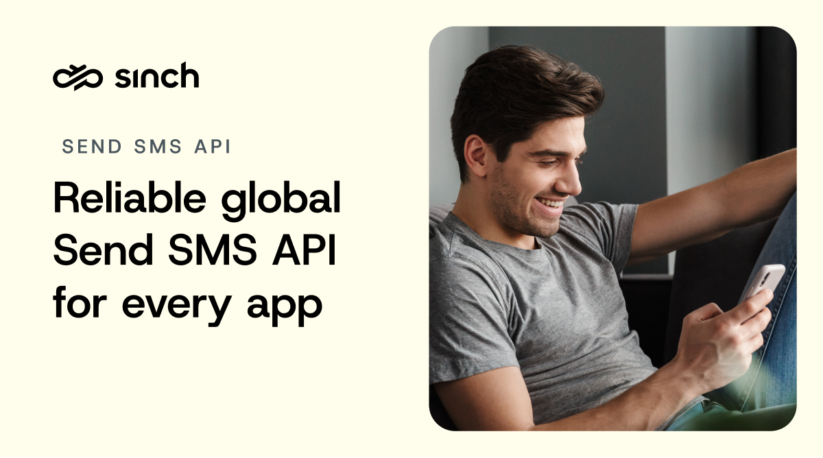Send SMS API | Sinch
