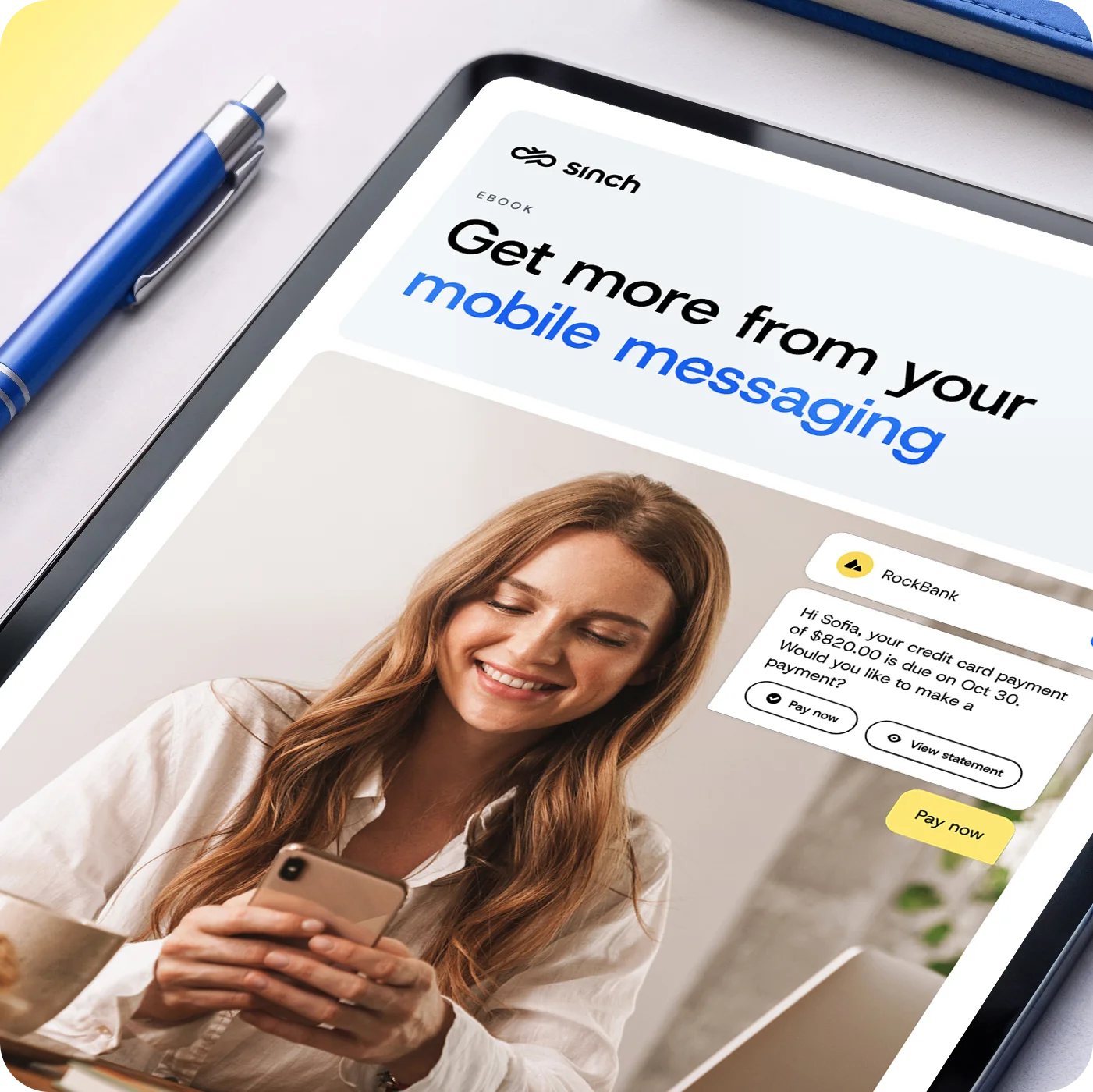 Image for Get more from your mobile&nbsp; &nbsp; messaging with RCS
