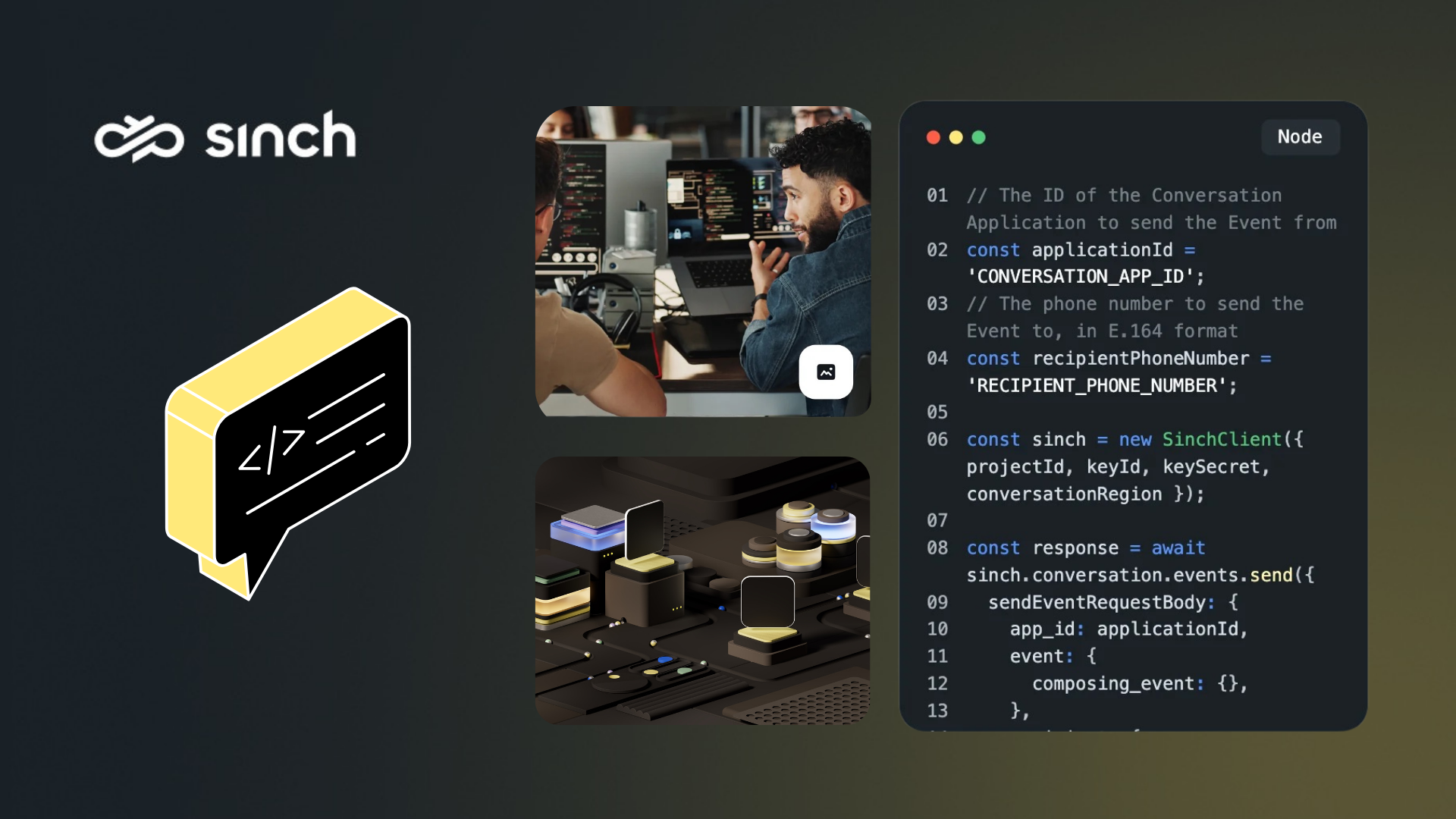 Imagem para Sinch Agent Tools for Coding: como resolvemos as alucinações da IA para integrações da Sinch